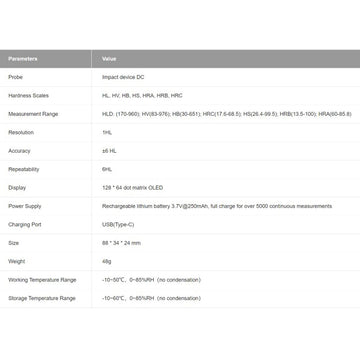 Short Impact Device LS252DC HL HV HB HS HRA HRB HR